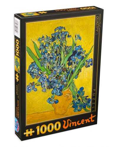 Пъзел D-Toys от 1000 части - Ириси, Винсент ван Гог - 1