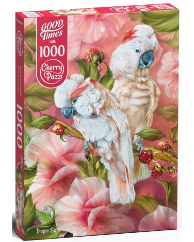 Пъзел Cherry Pazzi от 1000 части – Сладки птички - 1