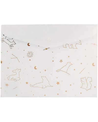 Папка с копче Spree - А4, Constellations, асортимент - 1