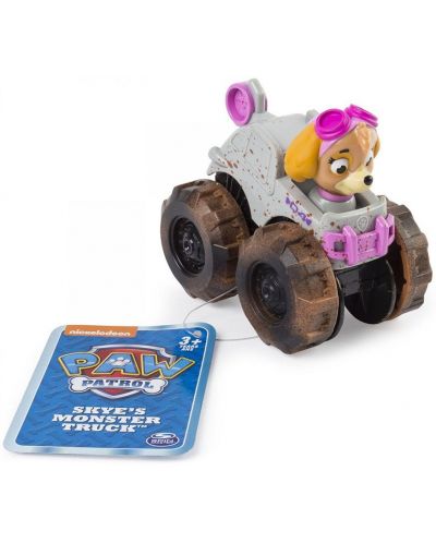 Детска играчка Spin Master Paw Patrol - Rescue Racers, чудовищният камион на Скай - 4