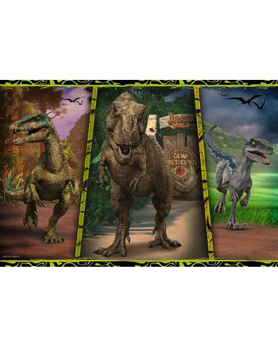 Пъзел Trefl от 104 XXL части - Цветни динозаври - 2