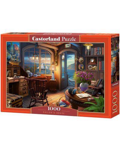 Пъзел Castorland от 1000 части - Домът на моряка - 1