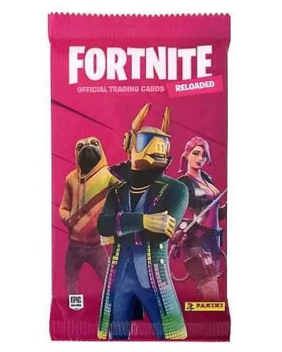 Panini FORTNITE Reloaded official trading cards - Пакет с 4 бр. карти - 1