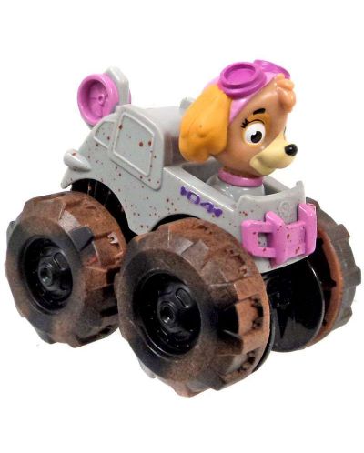 Детска играчка Spin Master Paw Patrol - Rescue Racers, чудовищният камион на Скай - 3