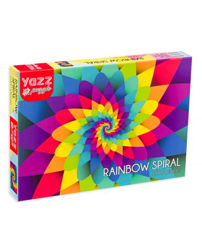 Пъзел Yazz Puzzle от 1000 части - Многоцветна спирала - 1
