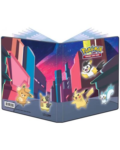 Папка за съхранение на карти Ultra Pro Pokemon TCG: Gallery Series - Shimmering Skyline 4-Pocket Portfolio - 1