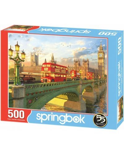 Пъзел Springbok от 500 части - Уестминстърски мост - 1