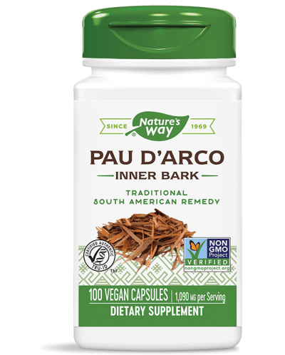 Pau D'Arco Inner Bark, 100 капсули, Nature's Way - 1