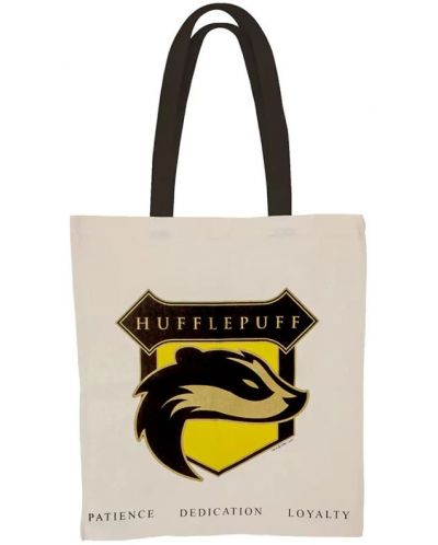 Пазарска чанта Cinereplicas Movies: Harry Potter - Hufflepuff Crest - 1