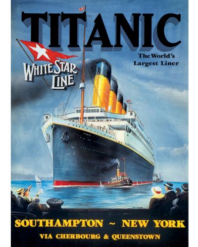 Пъзел Master Pieces от 1000 части - Пътешествието на Титаник - 2