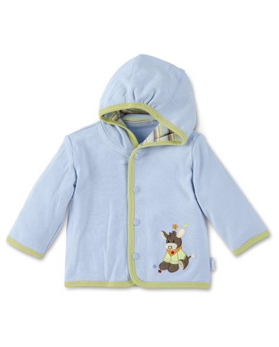 Памучно бебешко палтенце Sterntaler - С магаренце, 56 cm, 3-4 месеца - 1