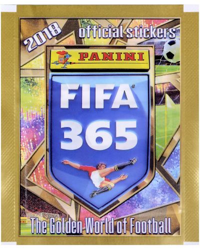 Стикери Panini FIFA 365 - пакет с 5 бр. стикери - 1