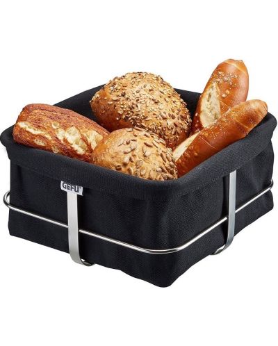 Панер за хляб GEFU - BRUNCH, квадратен, черен - 1