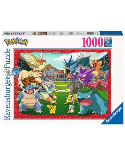 Пъзел Ravensburger от 1000 части - Pokémon: Битката - 1