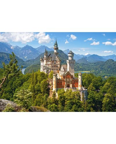 Пъзел Castorland от 500 части - Изглед към замъка Нойшванщайн, Германия - 2