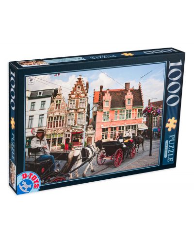 Пъзел D-Toys от 1000 части - Гент, Белгия - 1
