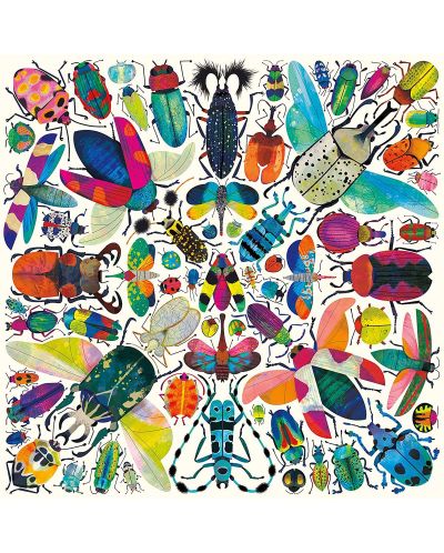 Пъзел Galison от 500 части - Цветни бръмбарчета - 2