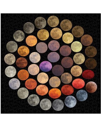 Пъзел Galison от 500 части - Цветовете на луната - 2