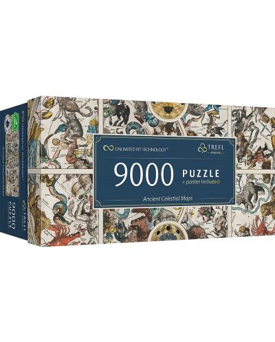 Пъзел Trefl от 9000 части - Антични небесни карти - 1