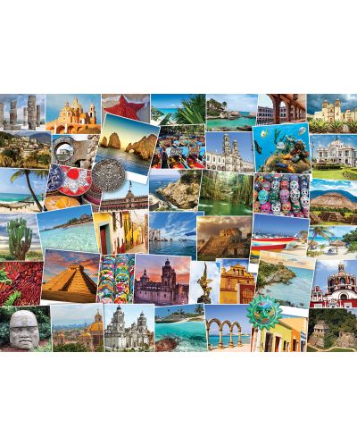 Пъзел Eurographics от 1000 части – Пътешественик на Мексико - 2