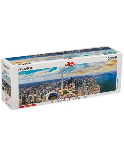 Панорамен пъзел Eurographics от 1000 части - Торонто, Канада - 1
