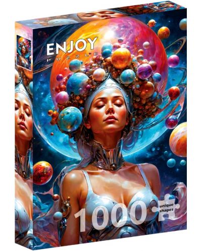 Пъзел Enjoy от 1000 части - Космическа богиня - 1