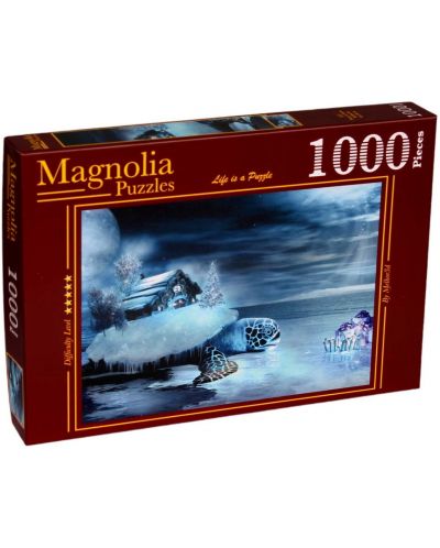 Пъзел Magnolia от 1000 части - Къща и костенурка - 1