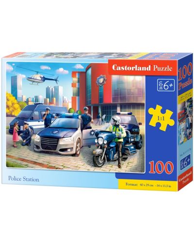 Пъзел Castorland от 100 части - Полиция - 1