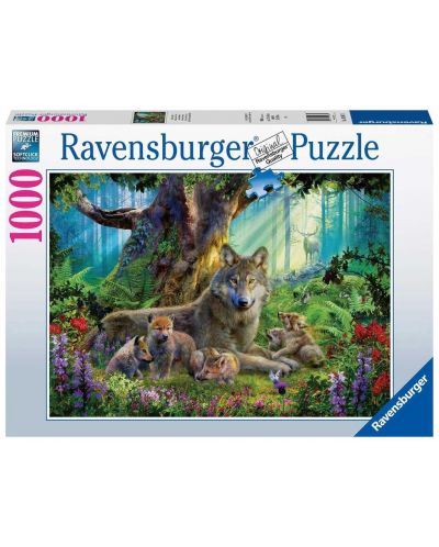 Пъзел Ravensburger от 1000 части - Горска идилия - 1