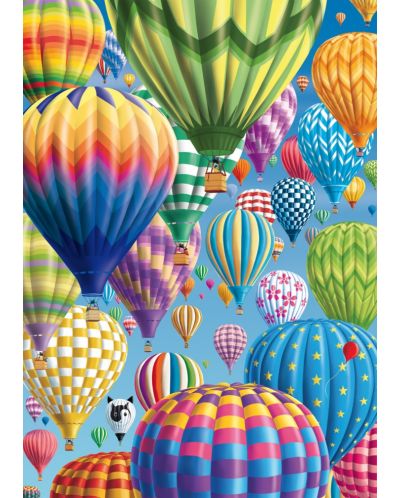 Пъзел Schmidt от 1000 части - Цветни балони в небето - 2