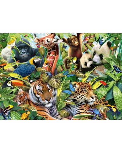 Пъзел Schmidt от 1500 части - Цветно животинско царство - 2