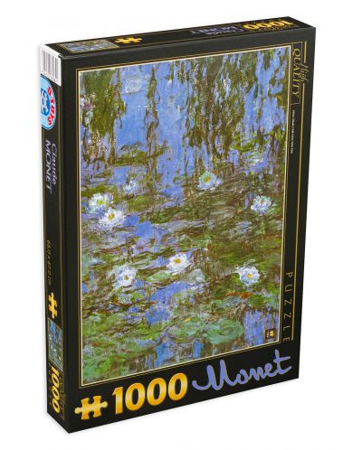 Пъзел D-Toys от 1000 части - Водни лилии, Клод Моне - 1
