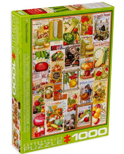 Пъзел Eurographics от 1000 части – Каталог за семена на зеленчуци - 1