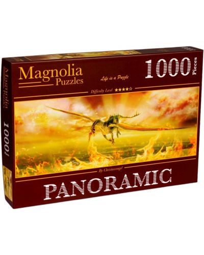 Панорамен пъзел Magnolia от 1000 части - Дракон - 1