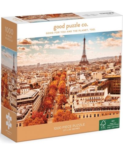 Пъзел Good Puzzle от 1000 части - Париж през пролетта - 1