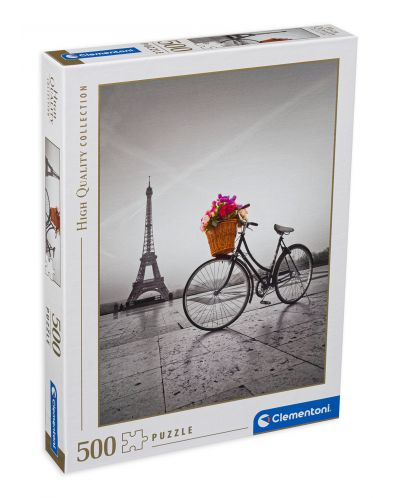 Пъзел Clementoni от 500 части - Романтична разходка в Париж - 1
