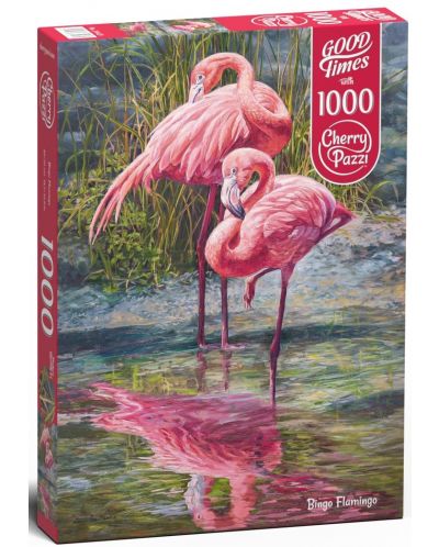 Пъзел Cherry Pazzi от 1000 части – Животът на фламингото - 1
