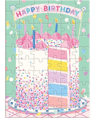 Пъзел Galison от 60 части - Картичка за рожден ден - 2