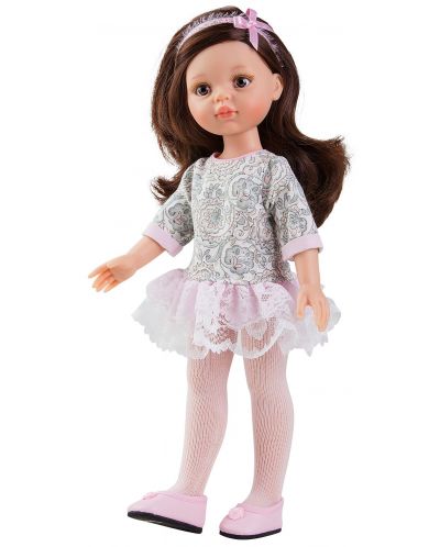 Кукла Paola Reina Amigas - Карол, с рокля с дантела, 32 cm