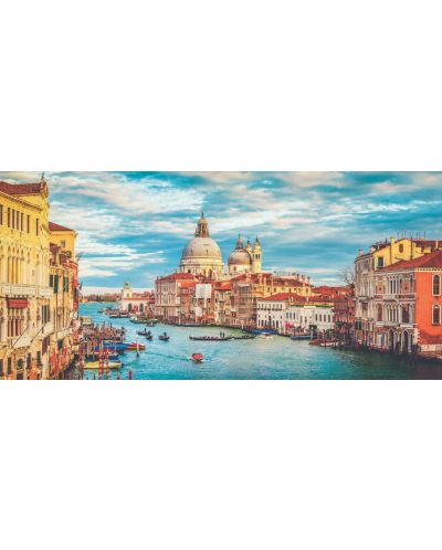 Панорамен пъзел Educa от 3000 части - Гранд канал Венеция - 2