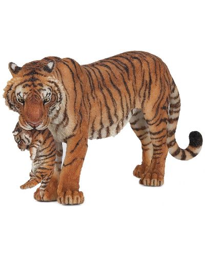 Фигурка Papo Wild Animal Kingdom – Тигрица с малко тигърче - 1
