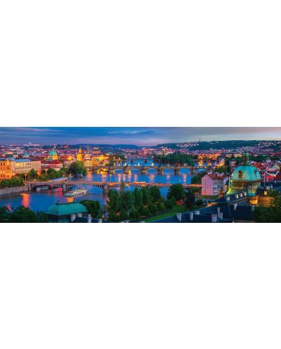 Панорамен пъзел Eurographics от 1000 части - Прага, Чехия - 2