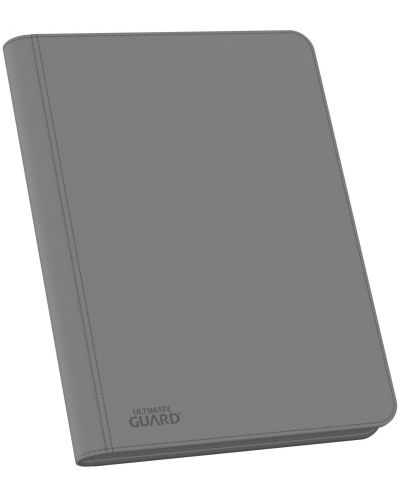 Папка за карти Ultimate Guard Zipfolio 18-Pocket XenoSkin - сива (360 бр.) - 1