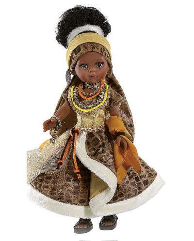 Кукла Paola Reina Amigas - Нора, африканска принцеса, 32 cm - 1