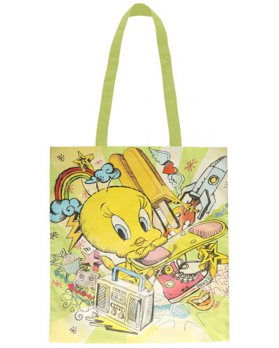 Пазарска чанта CineReplicas Animation: Looney Tunes - Tweety Pop Art (WB 100th) - 1
