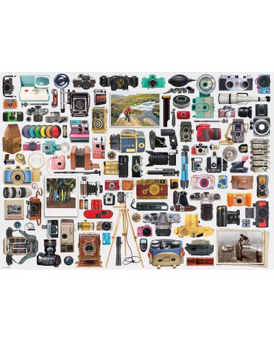 Пъзел Eurographics от 1000 части - Светът на камерите - 2