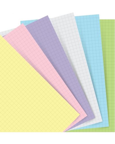 Пълнител за Notebook Filofax A5 - Пастелна хартия на квадрати - 1