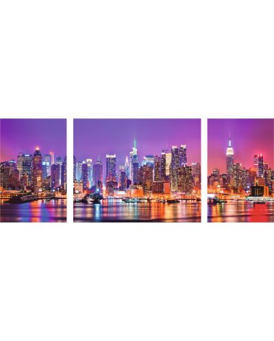 Панорамен пъзел Ravensburger от 1000 части - Ню Йорк, триптих - 2
