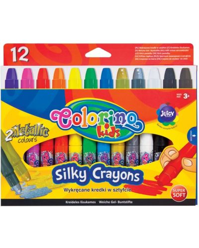 Пастели Colorino Kids - Silky, 12 цвята - 1