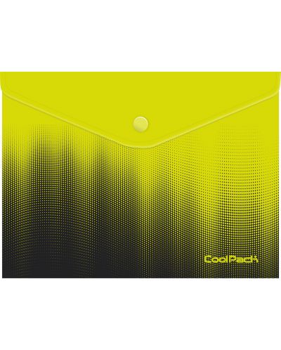 Папка с копче Cool Pack - A4, Gradient Lemon - 1